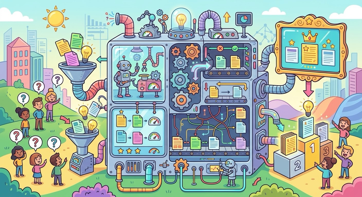 How search engines crawl, index, rank, and validate pages to decide organic search rankings